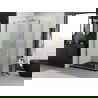 Mexen Exo πτυσσόμενη καμπίνα ντους 120 x 80 cm, διαφανής, χρυσή - 816-120-080-50-00