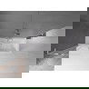 Mexen Velar L badwand 2-delig verschuifbaar 70 x 150 cm, transparant, chroom - 896-070-003-01-01