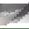 Mexen Velar L paroi de baignoire 2 vantaux coulissante 70 x 150 cm, transparent, blanc - 896-070-003-01-20