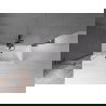 Mexen Velar L Badewannenabtrennung 2-flügelig verschiebbar 70 x 150 cm, transparent, Gun Metal - 896-070-003-01-95