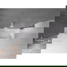 Mexen Velar L Duschwand 2-flügelig verschiebbar 80 x 150 cm, transparent, weiß - 896-080-003-01-20