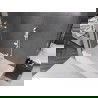 Mexen Velar L Duschwand 2-flügelig verschiebbar 80 x 150 cm, transparent, weiß - 896-080-003-01-20