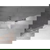 Mexen Velar L badwand 2-delig schuifbaar 80 x 150 cm, transparant, chroom - 896-080-003-01-01