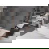 Mexen Velar L Badewannenfaltwand 2-flügelig verschiebbar 80 x 150 cm, transparent, gebürstetes Kupfer - 896-080-003-01-65
