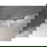 Mexen Velar L Badewannenfaltwand 2-flügelig, verschiebbar 80 x 150 cm, transparent, gold gebürstet - 896-080-003-01-55