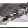 Mexen Velar L Badewannenfaltwand 2-teilig verschiebbar 70 x 150 cm, transparent, gebürstetes Kupfer - 896-070-003-01-65