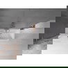 Mexen Velar L Badewannenfaltwand 2-teilig verschiebbar 70 x 150 cm, transparent, gebürstetes Kupfer - 896-070-003-01-65