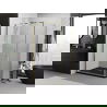 Mexen Exo cabine de duche de abrir 70 x 110 cm, transparente, dourada - 817-070-110-50-00