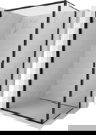 Mexen Exo Duschkabine mit Drehtür 90 x 120 cm, transparent, schwarz - 817-090-120-70-00