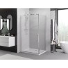 Mexen Exo-S cabina de ducha corredera 135 x 75 cm, transparente, cromo - 8151-135-075-01-00