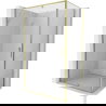 Mexen Exo καμπίνα ντους ανοιγόμενη 160 x 120 cm, διάφανη, χρυσή - 819-160-120-50-00