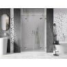 Mexen Lunar Duo drzwi prysznicowe uchylne 140 cm, transparent, chrom - 834D-140-000-01-00