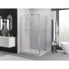Mexen Exo-S skjutbar duschkabin 170 x 70 cm, transparent, krom - 8151-170-070-01-00