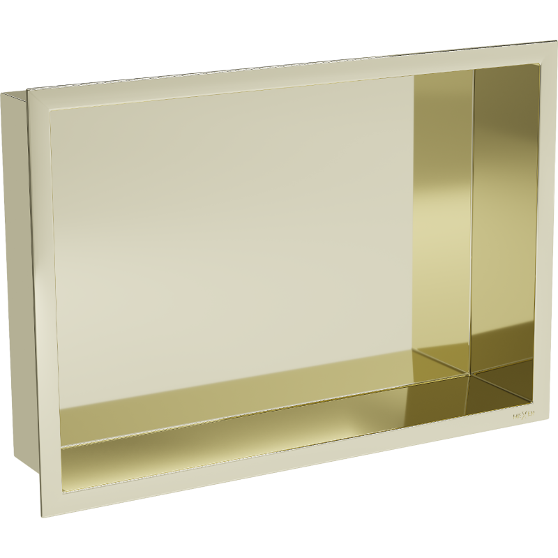 Mexen X-Wall-R półka wnękowa z kołnierzem 45 x 30 cm, złota - 1950453010