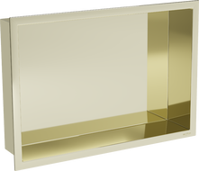Mexen X-Wall-R półka wnękowa z kołnierzem 45 x 30 cm, złota - 1950453010