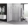Mexen Exo cabine de douche pivotante 80 x 120 cm, transparent, chromé - 8182-080-120-01-00