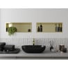 Mexen X-Wall-R półka wnękowa z kołnierzem 60 x 20 cm, złota- 1950602010