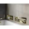 Mexen X-Wall-R półka wnękowa z kołnierzem 60 x 20 cm, złota- 1950602010