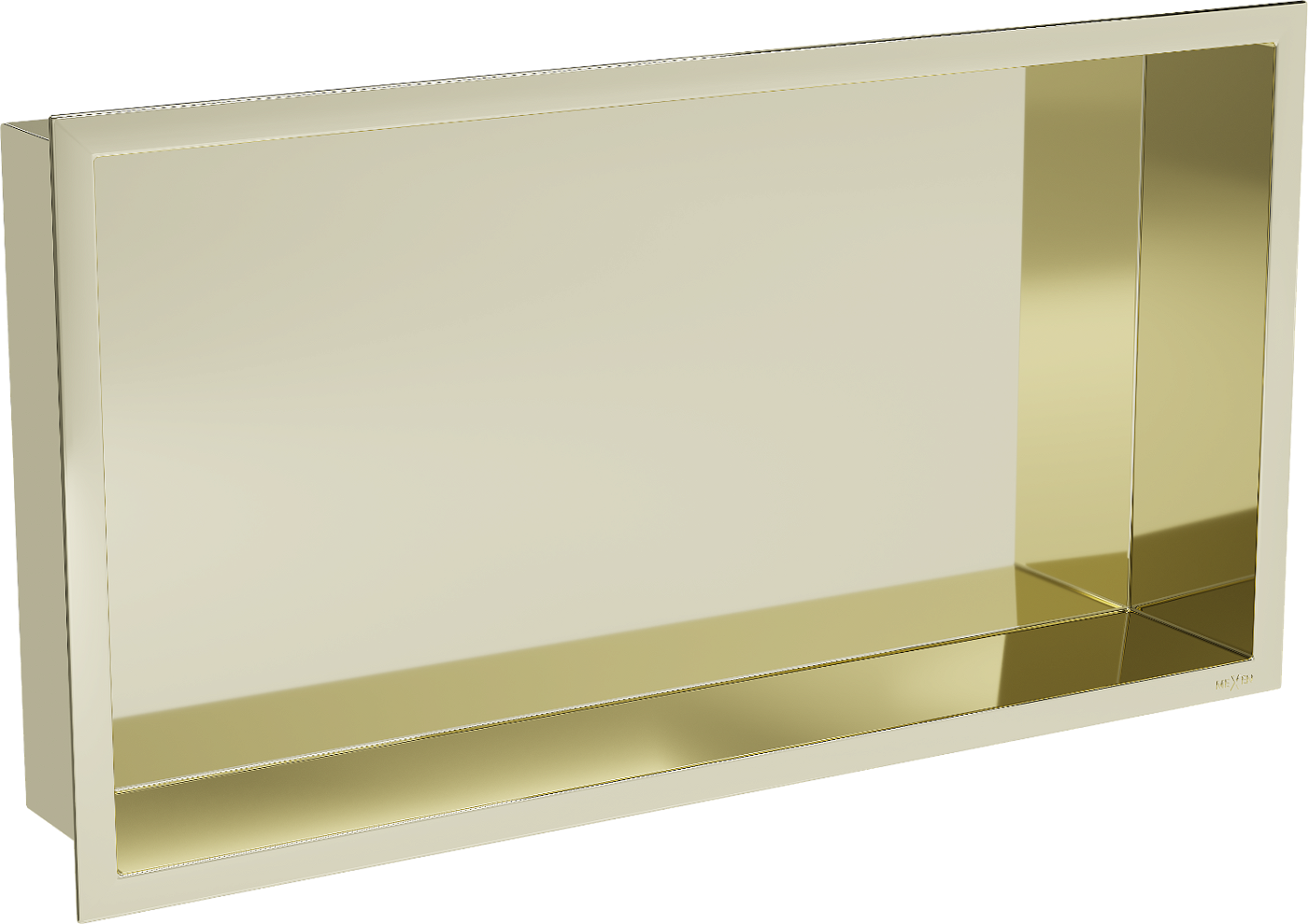Mexen X-Wall-R półka wnękowa z kołnierzem 60 x 30 cm, złota - 1950603010