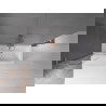 Mexen Velar L Badewannenwand 2-flügelig verschiebbar 90 x 150 cm, transparent, gebürstetes Kupfer - 896-090-003-01-65