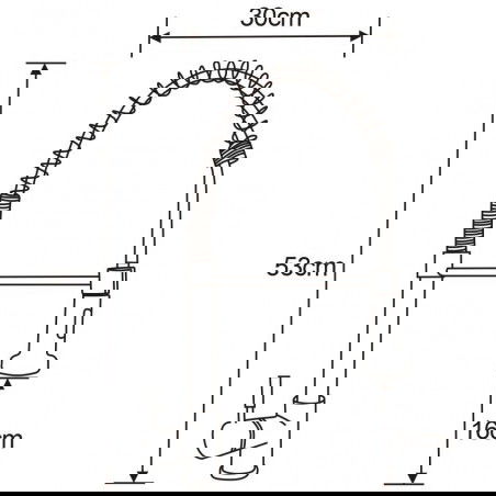 Mexen Clara keukenkraan, zwart - 670501-70