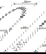 Mexen Clara grifo de cocina, negro - 670501-70