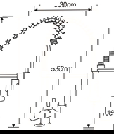 Mexen Clara Küchenarmatur, schwarz - 670501-70