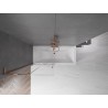 Mexen Velar L vanniseinavõru 2-leheline liuguks 90 x 150 cm, läbipaistev, roosa kuld - 896-090-003-01-60