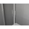 Mexen Exo-BR Duo nihajna tuš kabina 120 x 90 cm, prozorna, kromirana - 8182-120-090-01-00