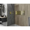 Mexen X-Wall-R półka wnękowa z kołnierzem 90 x 30 cm, złota - 1950903010