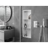 Mexen X-Wall-R étagère encastrée avec rebord et étagère 90 x 30 cm, blanche - 1920903010S