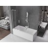 Mexen Velar L vannisein kolmekihiline 2-osaline, lükand 75 x 150 cm, läbipaistev, valge - 896-075-003-01-20