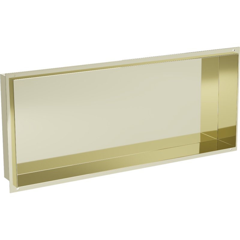 Mexen X-Wall-NR półka wnękowa bez kołnierza 75 x 30 cm, złota - 1951753010