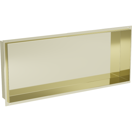 Mexen X-Wall-NR półka wnękowa bez kołnierza 75 x 30 cm, złota - 1951753010