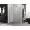 Mexen Exo-S cabina doccia scorrevole 170 x 120 cm, trasparente, oro - 8151-170-120-50-00