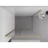 Mexen Exo-S cabina doccia scorrevole 170 x 120 cm, trasparente, oro - 8151-170-120-50-00