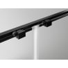 Mexen Exo cabine de douche coulissante 145 x 110 cm, transparent, noir - 8151-145-110-70-00