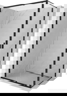 Mexen Exo cabina doccia scorrevole 90 x 120 cm, trasparente, nera - 8151-090-120-70-00