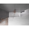 Mexen Velar L 2-panel slide bath screen 85 x 150 cm, transparent, brushed copper - 896-085-003-01-65