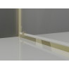 Mexen Exo-BR Duo duschkabin med dörrar 120 x 80 cm, transparent, guld - 8182-120-080-50-00