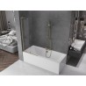 Mexen Velar L vannitoa ekraan 2-ukseline liuguksega 85 x 150 cm, läbipaistev, kuldne - 896-085-003-01-50