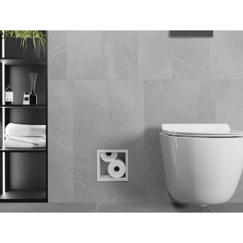 Mexen X-Wall-B porte-revues pour papier toilette, blanc - 1925