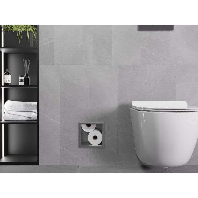 Mexen X-Wall-B suporte para papel higiénico, inox - 1915