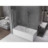 Mexen Velar L vannitoa ruloo 2-osaline, 120 x 150 cm, läbipaistev, kroom - 896-120-003-01-01