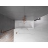 Mexen Velar L vannisein 2-paneeliga lükanduks 120 x 150 cm, läbipaistev, roosakuldne - 896-120-003-01-60