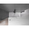 Mexen Velar L 2-osaline liigendiga vanniklapp, 120 x 150 cm, läbipaistev, relvmetall - 896-120-003-01-95