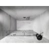 Mexen Lunar Duo drzwi prysznicowe uchylne 150 cm, transparent, chrom - 834D-150-000-01-00