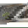 Mexen Omega-3S 3-wall sliding shower cabin 100x100 cm, transparent, chrome + Flat tray - 825-100-100-01-00-3s-4010