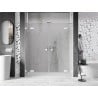 Mexen Lunar Duo 180 cm Swing Shower Doors, Transparent, White - 834D-180-000-20-00