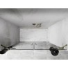 Mexen Lunar Duo Swing Shower Doors 190 cm, Transparent, Gold - 834D-190-000-50-00